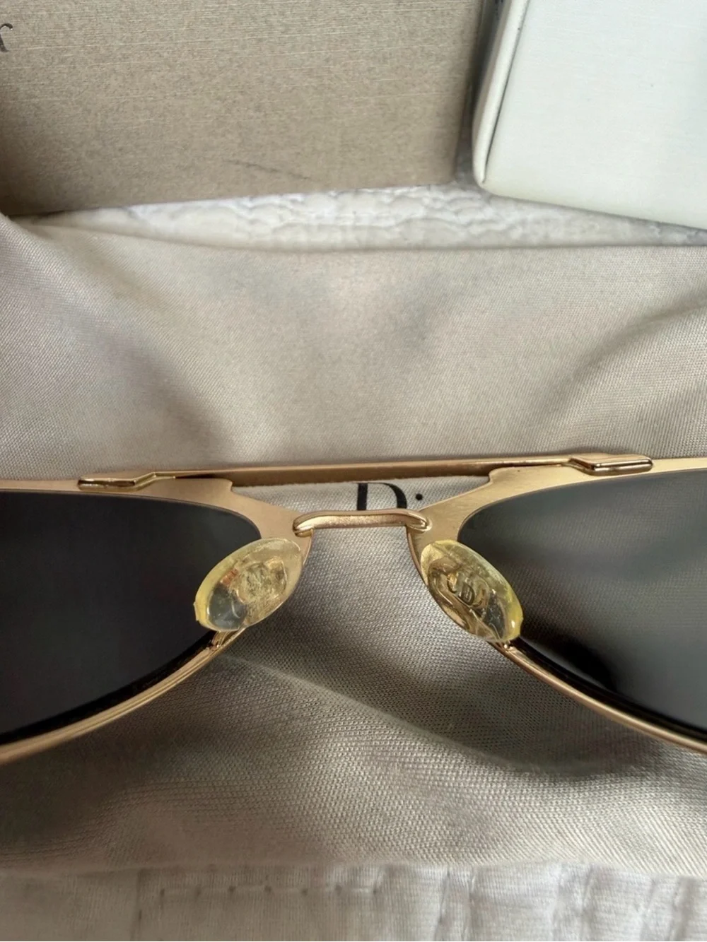 Christian Dior Reflected Aviator Sunglasses - Gold & Tortoise